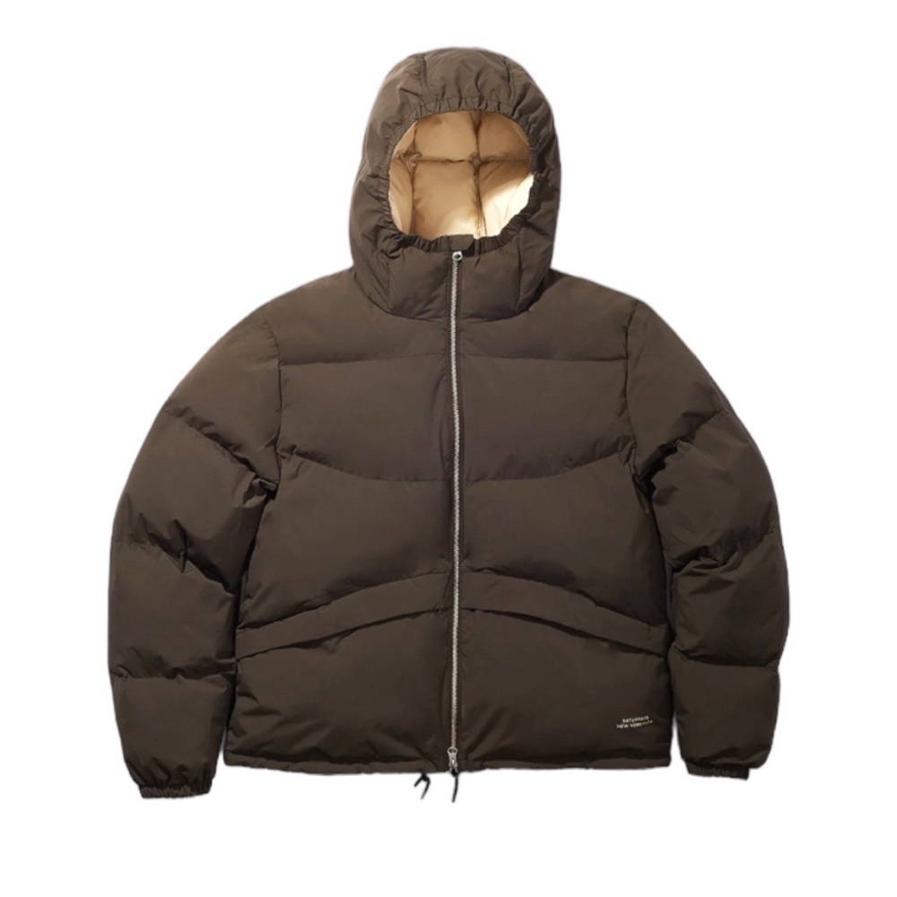 Saturdays New York City | Unisex Oversized Tomo Puffer Jacket in Olive